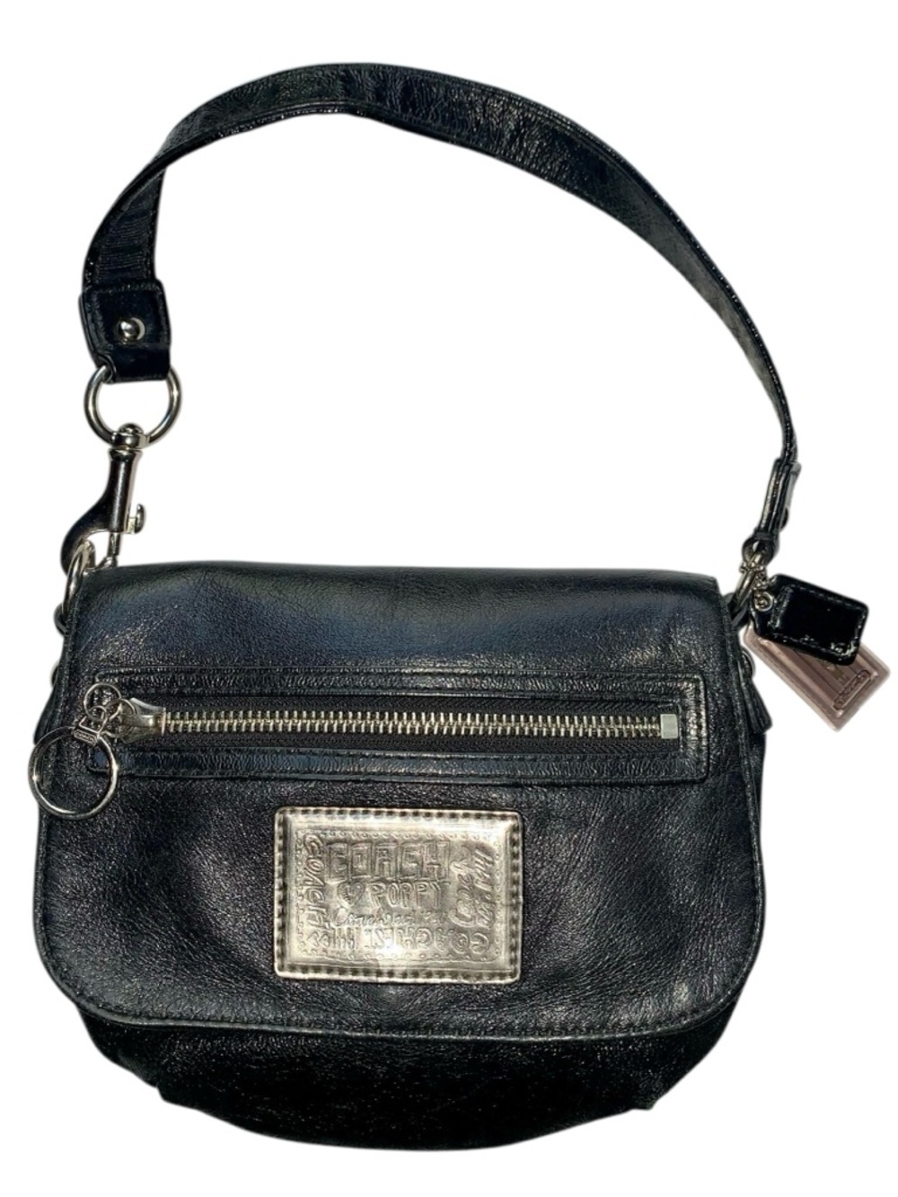 Coach Poppy Leather Purse Small Graffiti Embossed Animal Print